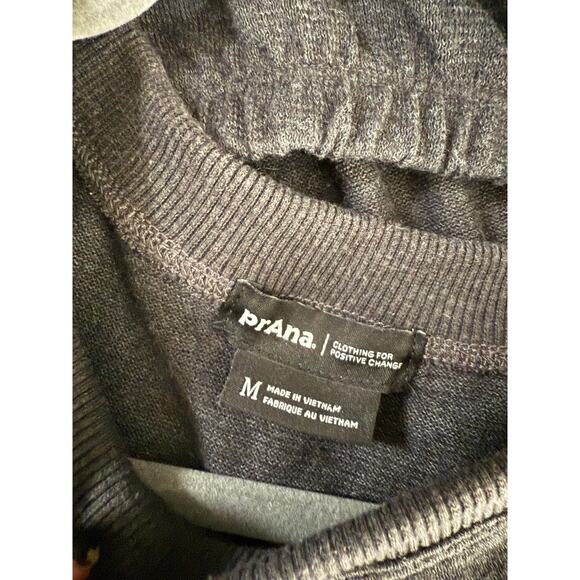 prAna Dress Women’s Medium Gray Open Back Short Short Sleeve - Picture 5 of 8